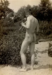 Thomas Eakins spiller aulos, 1889