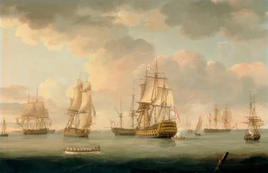 Britiske krigsskip ved Spithead