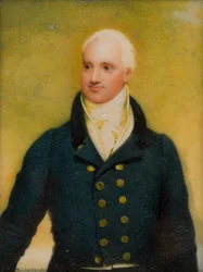 Portrett av Cecil Forester, ca. 1st Lord Forester, ca. 1830 (olje og elfenben)