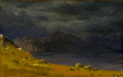 Utsikt over Capri fra Sorrento