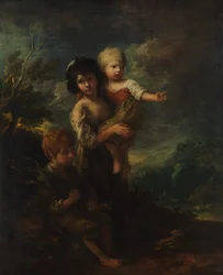 Hyttebarn The Wood Gatherers, 1787.