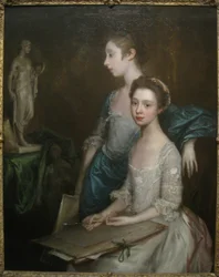 Portrett av kunstnerens døtre