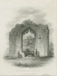 Dudley Castle - The Keep: gravering (vignett og [? 1800-tallet] (trykk)