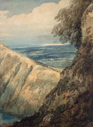 Kysten av Dorset, nær Lulworth Cove