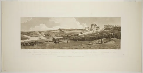 Utsikt fra Palace Terrace ved Saint Germain på Laye, fra Twenty Views i Paris og omegn