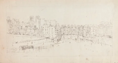 Utsikt over Pont St. Michel fra Pont Neuf