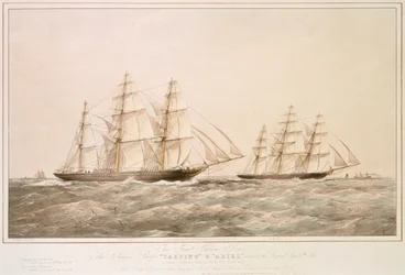 Det store Kina-kappløpet: Clipper-skipene «Taeping» og «Ariel» passerte Lizard 6. september 1866 på hjemreisen fra Foo-Chow-Foo