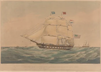 Pakkeskipet «Devonshire» fra New York og London, 1300 tonn