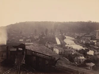 Archbald, Del. amp; Hudson Canal Co., ca. 1863–1865 (foto)
