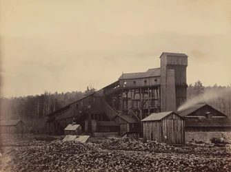 Gibson#39;s Breaker, Rushdale, Del. amp; Hudson Canal Co., ca. 1863–1865 (bilde)