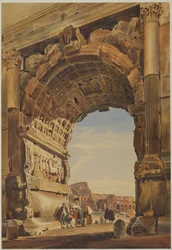 Titusbuen og Colosseum, Roma
