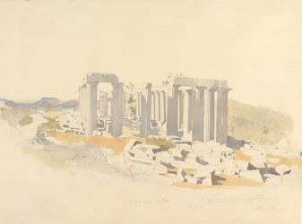 Apollon-tempelet i Bassae, 1843.