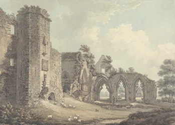 Ruinene av College of Lincluden, nær Dumfries