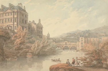 Utsikt over Bath fra Spring Gardens