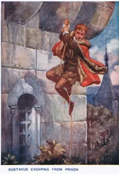 Gustav rømmer fra fengselet