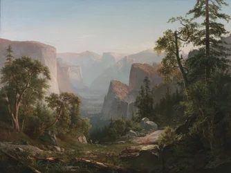Utsikt over Yosemite-dalen, 1865