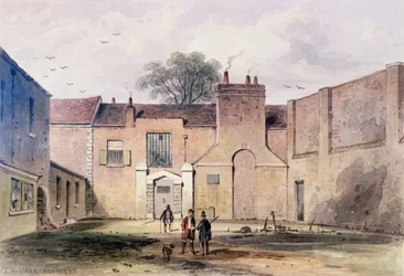 Inngang til Tothill Fields Prison, 1850
