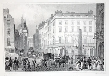 Ludgate Hill, fra Fleet Street, fra "London and it