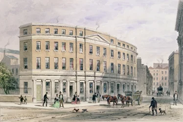 Nye hus ved inngangen til Gresham St, 1851