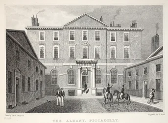 Albany, Piccadilly, fra puben 