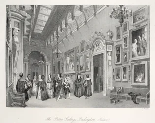 Bildegalleriet på Buckingham Palace, fra puben 