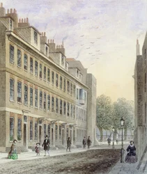 Utsikt over Fludyer Street, mot St. James