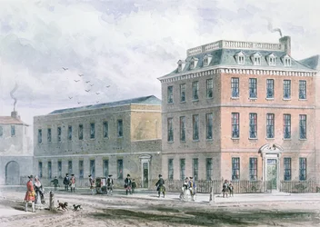 Utsikt over Soho Square og Carlisle House