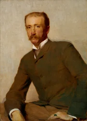Portrett av Frank Hamilton Cushing, 1890.