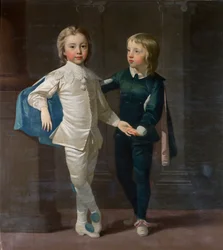 Sir Edward Hulse, 3. baronett, og hans bror Samuel Hulse, ca. 1758