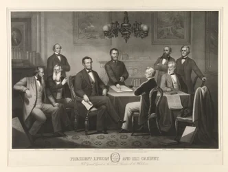 President Lincoln og hans kabinett