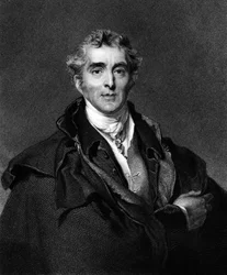 Arthur Wellesley, hertug av Wellington (1769-1852) britisk politiker og offiser (gravering)