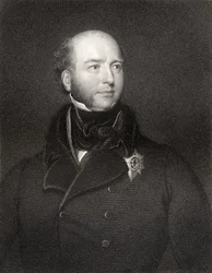 Francis Charles Seymour Conway, 3. marki av Hertford og Yarmouth, gravert av William Holl, fra «National Portrait Gallery, bind IV», utgitt ca. 1835