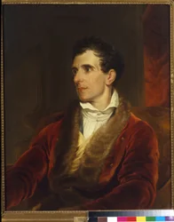 Portrett av billedhuggeren Antonio Canova, sent på 1700-tallet (olje på lerret)