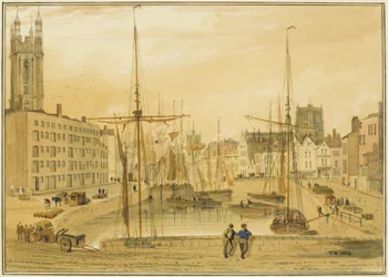 Utsikt fra Stone Bridge, Head of Quay (St Giles