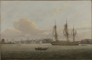 HMS #39;Pomone#39; utenfor Greenwich