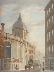 Church of St Benet Fink, Threadneedle Street, City of London, 1797