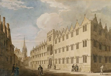 Oriel College, Oxford, med St. Mary
