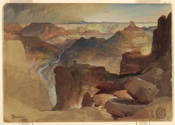 Utsikt fra Powells platå, Grand Canyon, Colorado