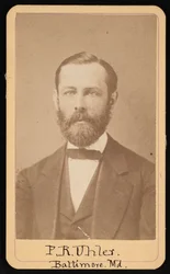Portrett av Philip Reese Uhler 1835-1913, ca 1860-tallet.