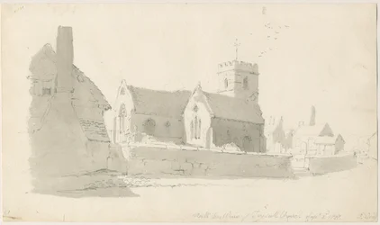 Trysull kirke: blyanttegning, 2. sep 1837 (tegning)