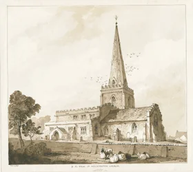Wolstanton Church: gravering og [?1800-tallet]
