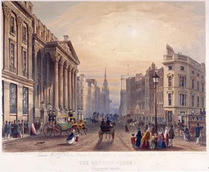 Mansion House eksteriør, London, 1851