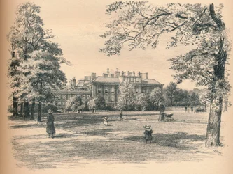 Sørfronten av Kensington Palace, 1902
