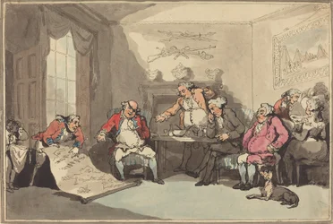Et militsmøte, sannsynligvis 1799.