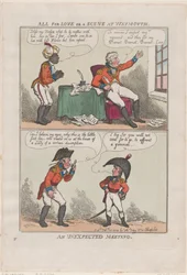 Alt for kjærlighet eller en scene i Weymouth, et uventet møte, 26. februar 1809., 26. februar 1809.