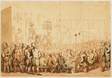 En forelesning om anatomi ved Royal Academy of Arts