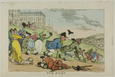 Badeløp, fra Teggs karikaturer nr. 49