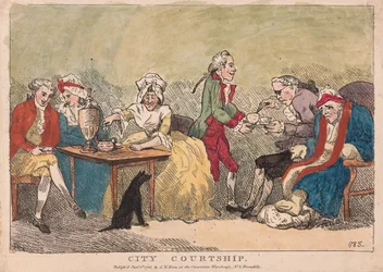 Byfrieri, pub. 1786 (håndfarget gravering)