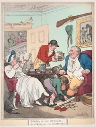 Diana in the Straw, or A Treat for Quornites, 1. januar 1804., 1. januar 1804.