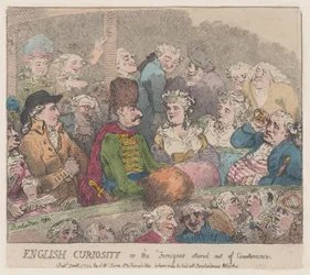 English Curiosity eller The Foreigner Stared Out of Countenance, 1. januar 1794., 1. januar 1794.